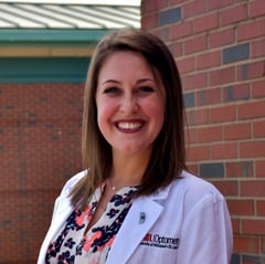 Brittney Schieber, a third-year student at the University of Missouri-St. Louis College of Optometry.